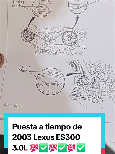 Puesta a Tiempo del Motor en Lexus ES300 2003