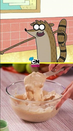#CartoonNetwork Menu | Double Glazed Apple Fritters from #RegularShow 🍎 @fatafeat