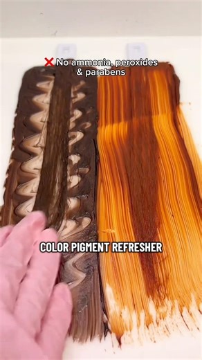 Chocolate Brown vs Cowboy Copper semi-permanent color masks #pallure