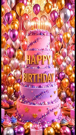 Happy Birthday To You 🎉 Beautiful Birthday Song & Cake Celebration #shortsfeed #viral #cake