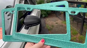 Teal Mermaid Glitter Resin License Plate Set of 2 - Etsy