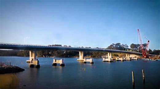 Batemans Bay Bridge timelapse | BASEC Engineering
