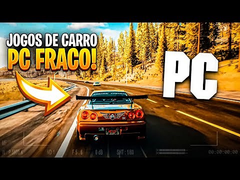 OS 12 MELHORES JOGOS DE CORRIDA PARA PC FRACO (RODA EM QUALQUER PC)