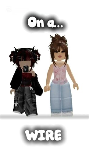 Two Birds on a Wire... #sad #bigback #roblox #idk ‪@BxrryEvetta‬