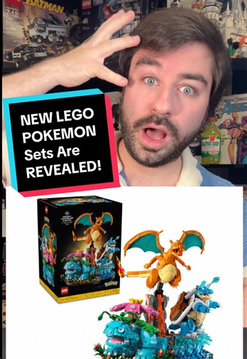 LEGO Pokémon sets have been officially revealed! 💥 Are you gonna catch ‘em all? 👀 #lego #legopokemon #pokemon #nintendo #pokemoncollector