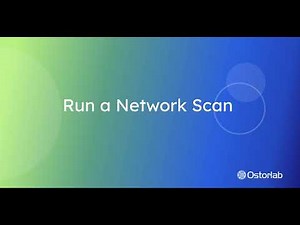 Ostorlab Scan - How to run a network scan for individual IPv4 and IPv6 addresses and network ranges