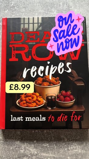 YOU INTO SERIAL KILLERS? This handy little cookbook tells you what some had for their last meal. Great talking point at dinner party. John Wayne gacy and Ted Bundy plus many new ones #tiktokmademebuylt #book #recipes #serialkiller #deathrow