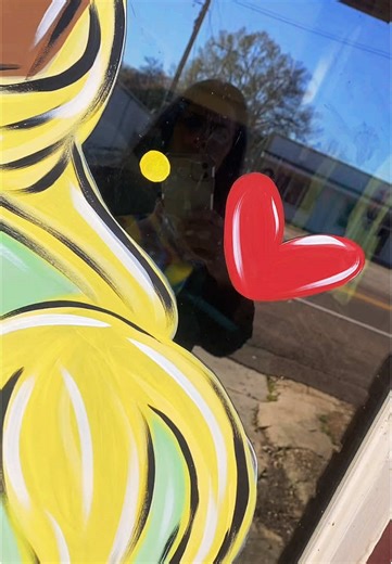 Celebrating Love and Mardi Gras with Window Art