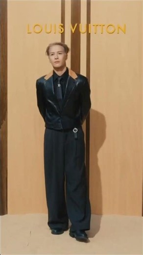 Jackson Wang arrival at Louis Vuitton Men's Spring Summer Show #LVMenSS27
