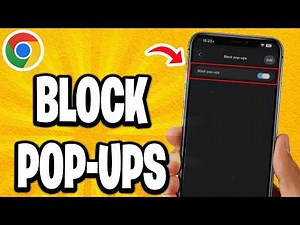 How To Block Pop Ups On Google Chrome