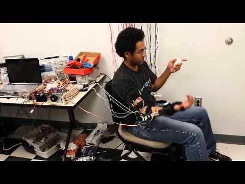 ExoArm: Exoskeleton Arm Support System w/ User Interface + Automatic/Manual Modes