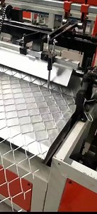 HBFL Semi Automatic Manual New Products Chain Link Fence Making Machine for Diamond Fencing Price
