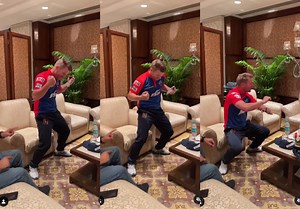 Watch: "Shoot days are like!!!!!!!" - David Warner shows off his dance moves in a reel during a shoot