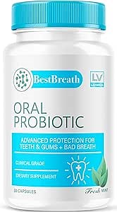 Best Breath Capsules - Official BestBreath Advanced Oral Probiotic Pills Supplement Support - Maximum Strength, Natural Formula for Overall Health & Wellness Review, 60 Capsules for 1 Month.