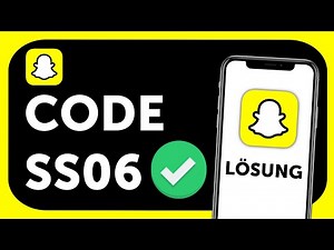 Snapchat Support Code SS06 Fehler beheben – So geht’s! | Schnell & einfach Tutorial