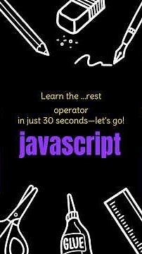 Rest Operator in JavaScript Explained in 5 Minutes | JavaScript Interview Questions | ES6 Tutorial