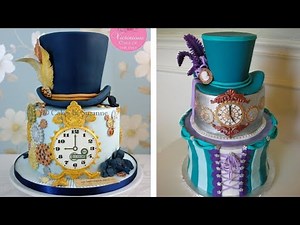 Clock cake design/Clock cake tutorial/Clock theme cake