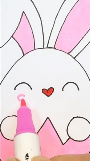 Cute Easter Bunny drawing | Step by step drawing for kids