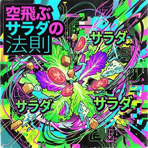 「空飛ぶサラダの法則」 #AI楽曲