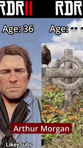 Character comparison in Red Dead Redemption 1 and 2