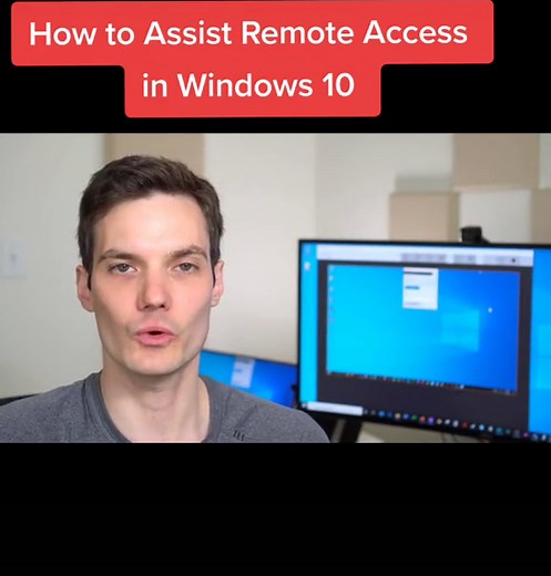 #windows1984🔥 🔥How to Assist Remote Access In Window 10 to your Friends 🔥 #windows #window #microsoft #remoteaccess #assist #fyp #foryoupage