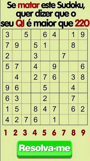 Treine seu cérebro todo dia com Sudoku grátis
