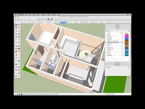 Manejo de Layers en SketchUp