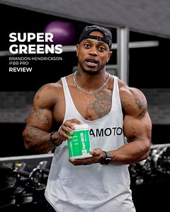 34K views · 235 reactions | Don't miss your daily veggie intake! The 2-Time IFBB Men's Physique Olympia Brandon Hendrickson IFBB PRO drink Super GREENS every single day in the morning, to guarantee his body the nutritional values of a superior quality blend derived from fruit and vegetables, with a very high "ORAC" value. Try it out at www.yamamatonutrition.com! | Yamamoto Nutrition | Facebook