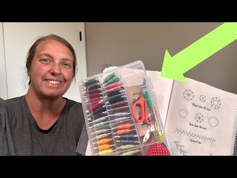 This embroidery kit is a must-have for beginners! #ad #amazoninfluencer