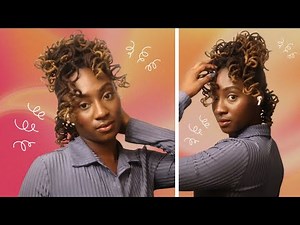 Curly Locs | Flexi Rods on Locs NO RETWIST
