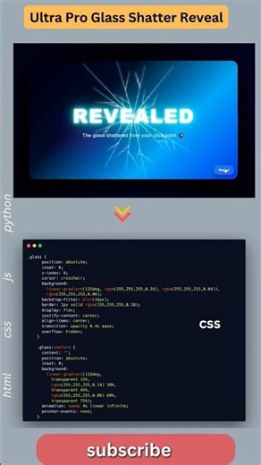 This Frontend Animation Looks Like a Movie Scene 🎬💥 #shorts #frontend #webdev #animation