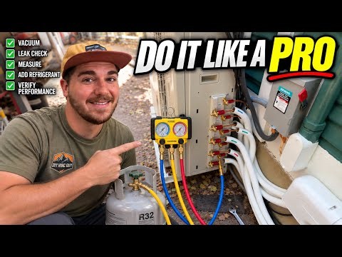 How To Properly Add Refrigerant To A Mini Split! - GWIN