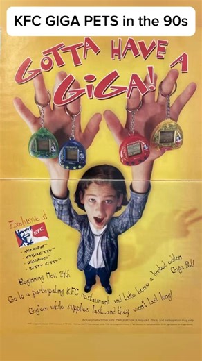 KFC Giga Pets in the 90s… You Definitely Begged for This