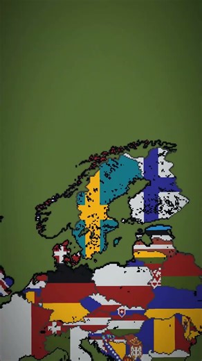 Nordics Compilation - Medium Scale #nordics #maps #flags #europe #geography #sweden #finland #norway