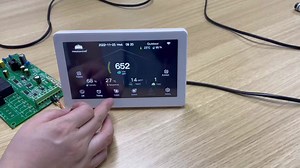 HRV ERV MVHR HVAC System Controller Suitable for AC EC DC Fans 7'' Smart Home Tuya WIFI RS485 Controller