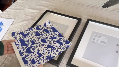 Grab 2 frames from IKEA for this genius idea!