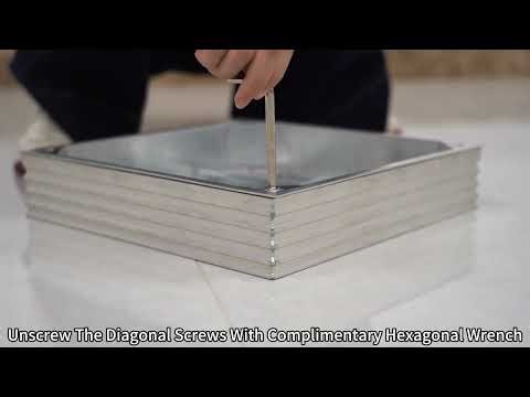 How to Install a Lightweight Aluminum Recessed Manhole Cover | Easy & Durable Access Cover Solution