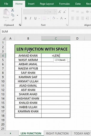 Master the LEN Formula in Excel | Simple Yet Powerful Function You Must Know
