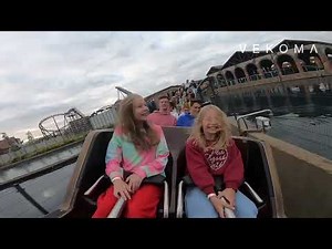 🎢 Roller Coaster Light Explorers at Energylandia Theme Park in Zator from Vekoma - Family Boomerang