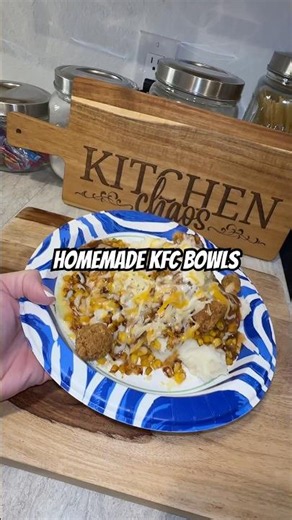 Homemade KFC Bowl #easyrecipes