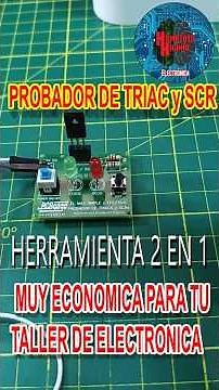 Build this simple TRIAC and SCR tester for your workshop #shortvideo #viralshorts #electronics
