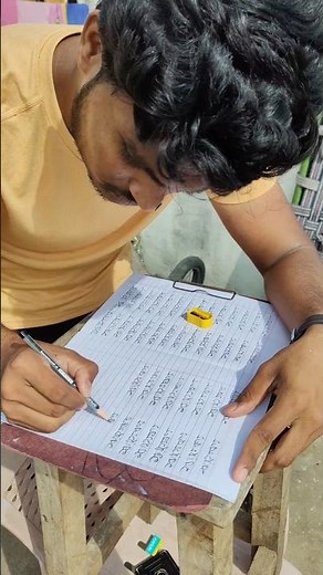 HOW MANY WORDS CAN WRITE A PENCIL#shortsfeed #shorts