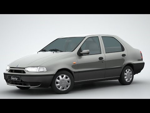 Fiat Siena 1996 - 2002 3D Model