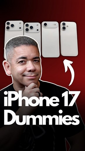 What do you think of these iPhone 17 Air Dummies. Which one would you pick? #reel #reels #fyp #shorts #viral #techbriefing #iphone17air #iphone17ultra #iphone17pro #technews #dummies #cooltech #apple #ios #techtok | Jaime Rivera