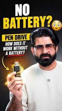 How Does a Pen Drive Work Without a Battery? 🤯