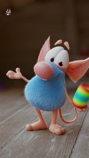 Rattic Mini & The Spring Toy #shorts #ratticmini #rattic #ratticminicartoon #kidscartoon