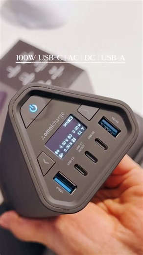 Anshu Gangwar on Instagram: "Power meets design ⚡ @omnicharge The Omni 40+ is sleek, sophisticated, and built to perform. Compact yet incredibly powerful with 38,400mAh / 142Wh, it’s the ultimate all-in-one charging solution for life on the go. 🔌 Charge literally everything • 100W USB-C Port • 100W DC Port • 2× 18W USB-A Ports • USB 3.0 SD Card Reader • 4K / 30Hz HDMI Port Whether you’re traveling, creating, or working remotely — this is truly a game-changing power solution. ✨ #omnicharge #omni