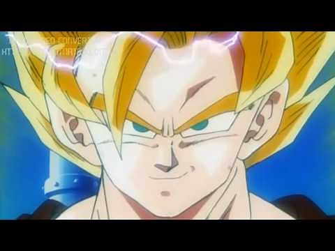 Dbz Goku shows Goten nd Trunks Super Saiyan 3