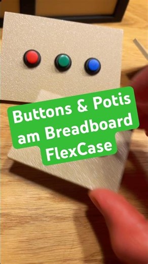Buttons & Potentiometer am Breadboard FlexCase #raspberrypipico #arduino #elektronik