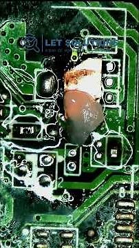 Dead HP Laptop Burned PCB Repair 🔥⚡ | No Power Fix #Shorts #letsolutions #mobilereparingclasses